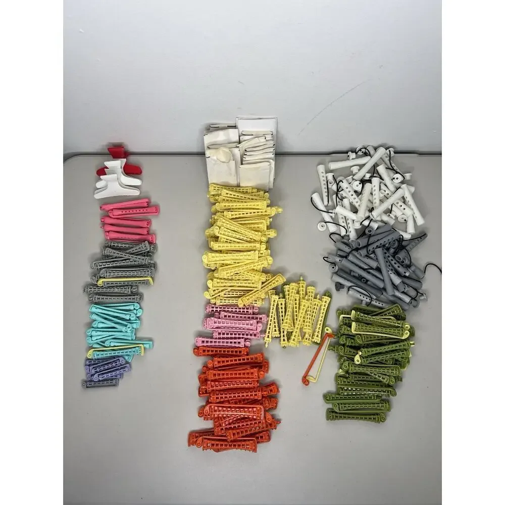 Vintage Toni Goody Assorted Size Swing Arm Perm Rods Curlers Retro Made In USA